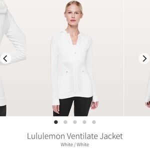lululemon athletica Women's White Utility Jacket
